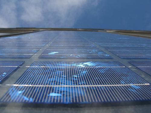 Solceller. Foto Andreas Lea