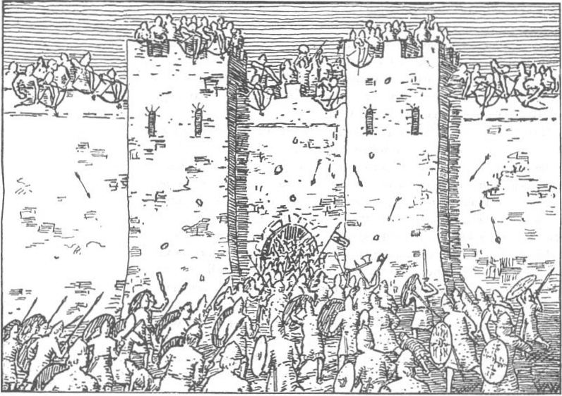 Harald Hardrådet slaget ved borgporten