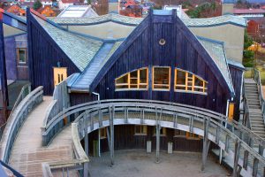 Steiner-skulen i Stavanger, frå 1999. Foto: Steinerskolen i Stavanger/Gottfried Straube Fjeldså