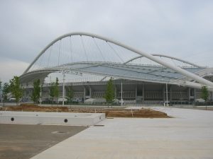 Olympiastadion i Athen, teikna av Santiago Calatrava.