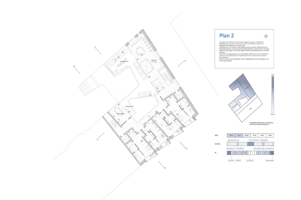 Plan, 2.boligetasje. Bibliotek