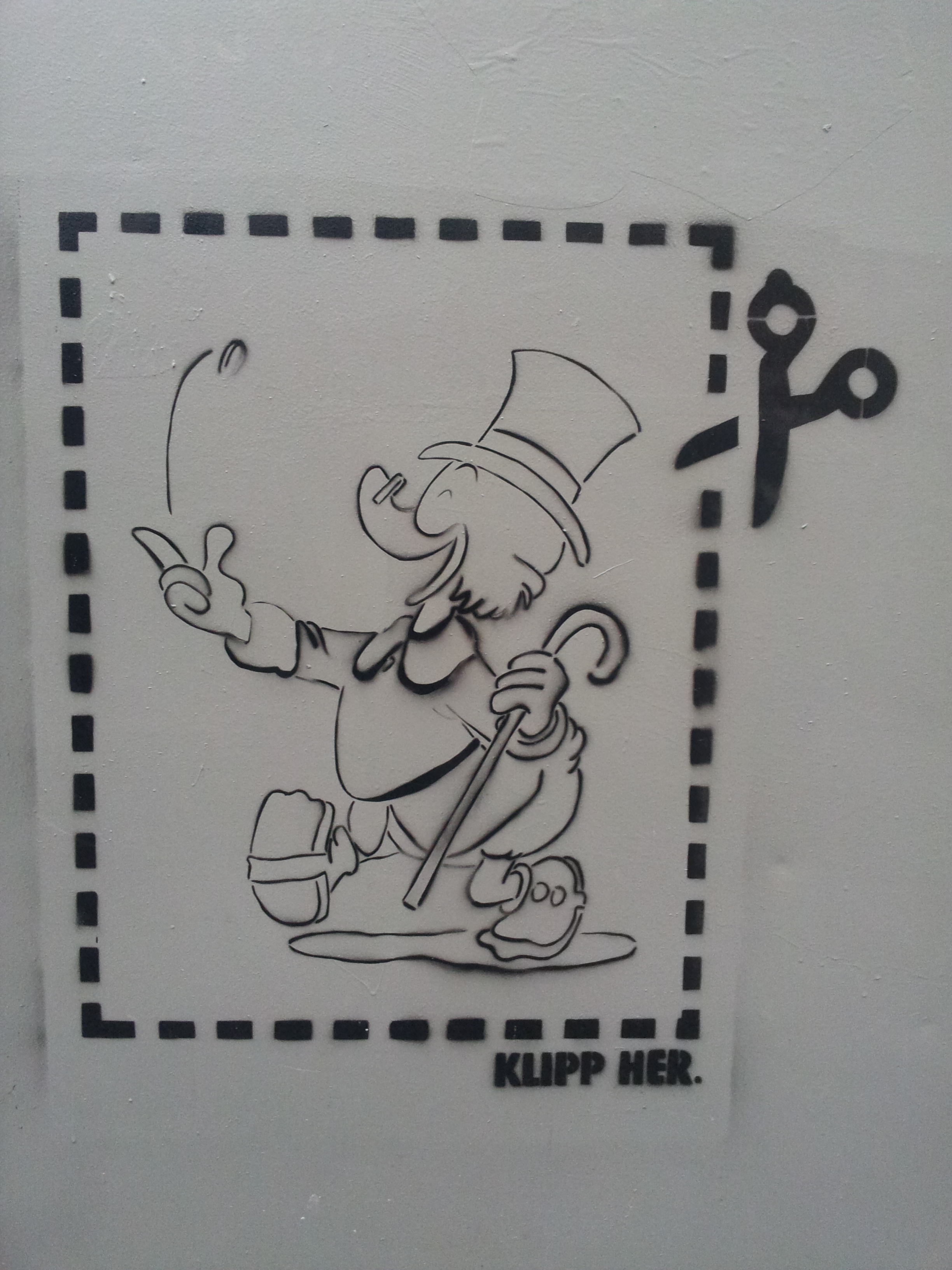 Onkel Skrue. Foto: C. Grasdal
