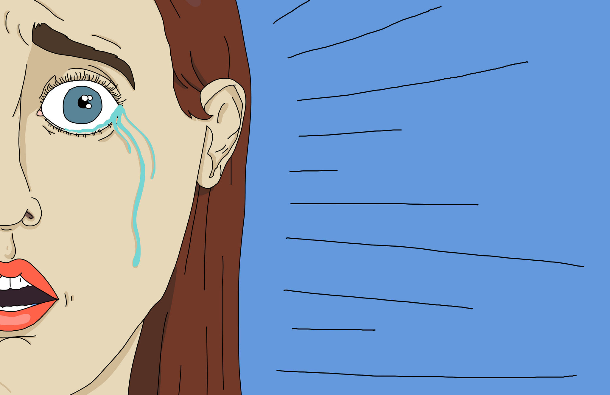 Kvinnelege brukarar oppgjer å ha flest ukomfortable opplevingar knytt til Tinder og sex. Illustrasjon: Flickr (Lookcatalog/Thoughtcatalog.com/Daniella Urdinlaiz)