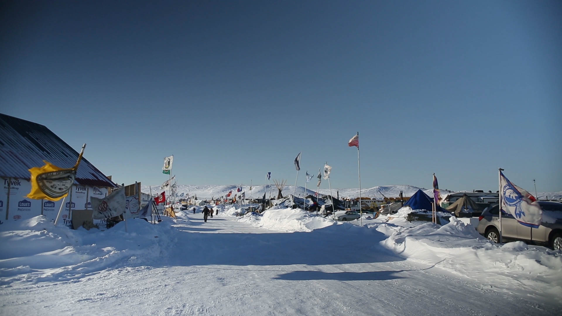 vinterbilde fra standing rock